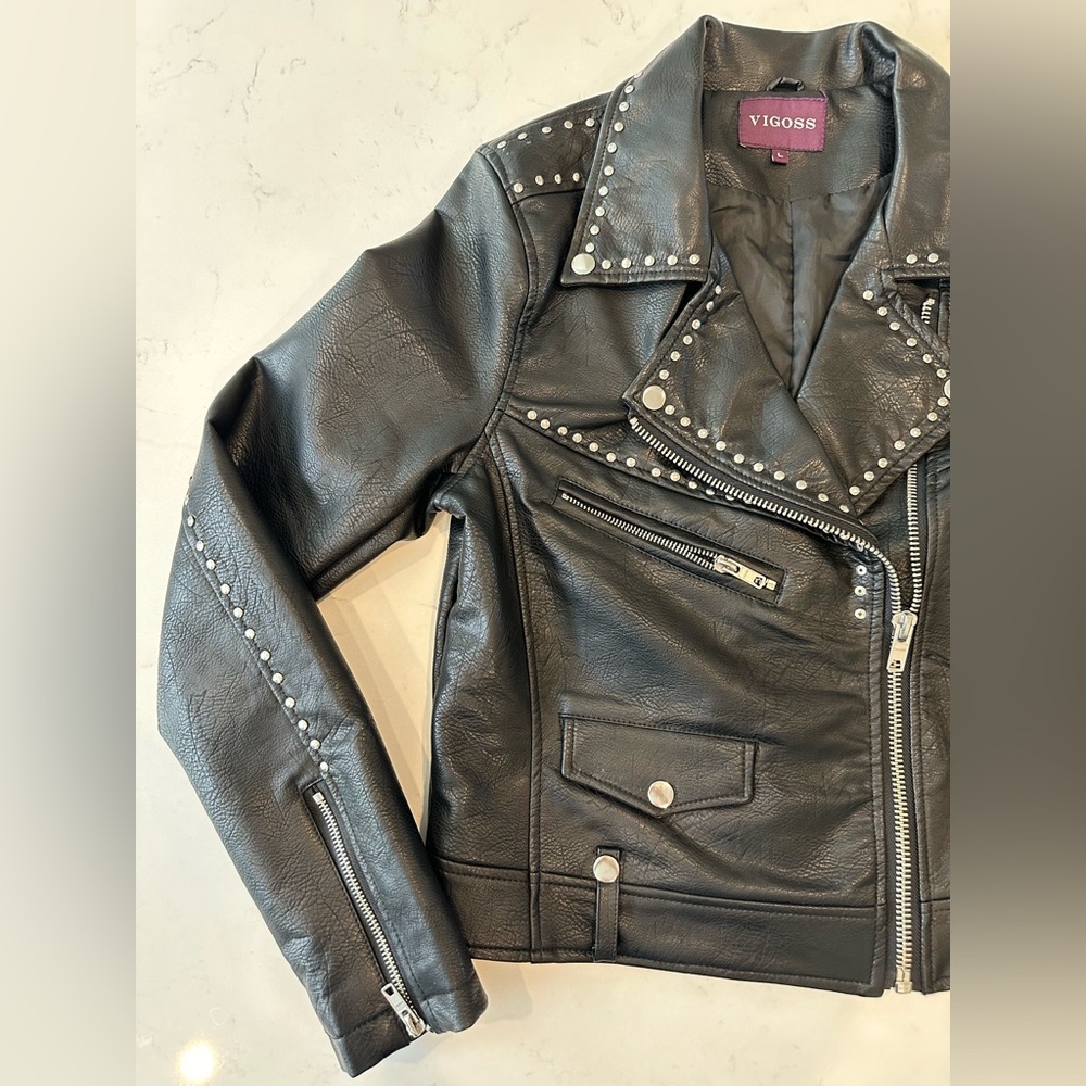 Studded Moto Jacket
